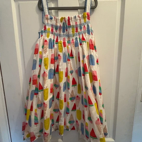 white christmas dresses Short Sleeve Printed Tunic-Vintage Pink Ice Cream Stripe